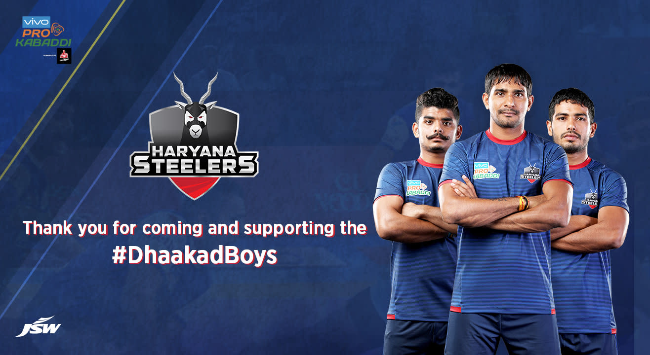 VIVO Pro Kabaddi 2018-19: Haryana Steelers Tickets, schedule, squad & more!