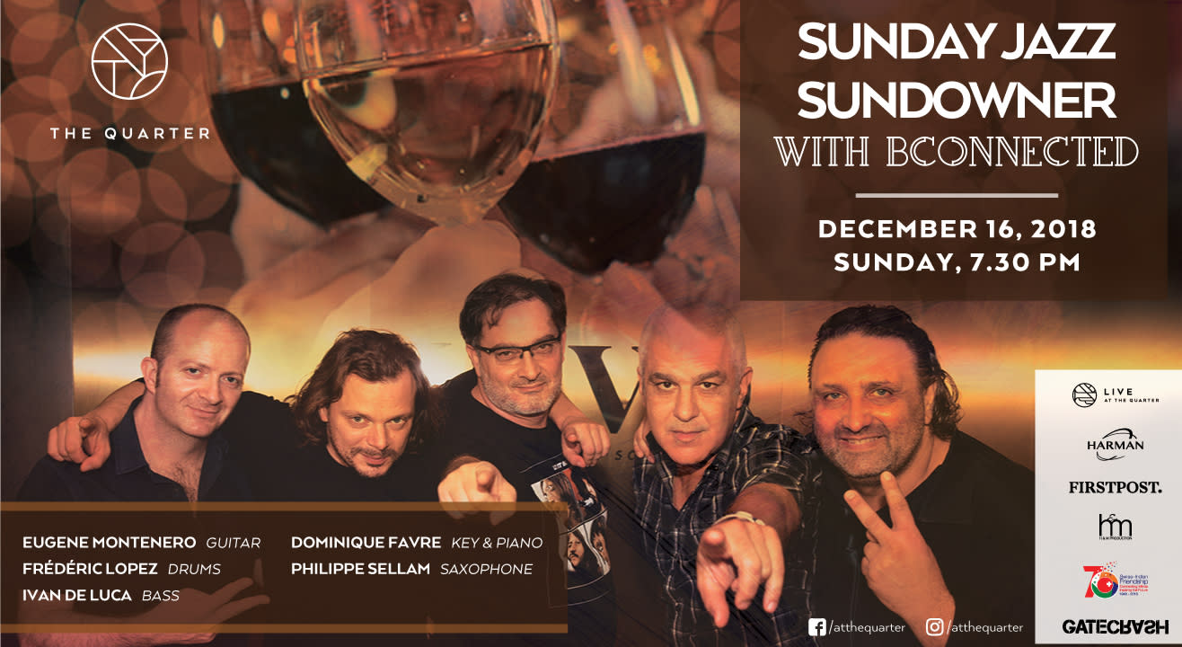 Sunday Jazz Sundowner with Bconnected at The Quarter