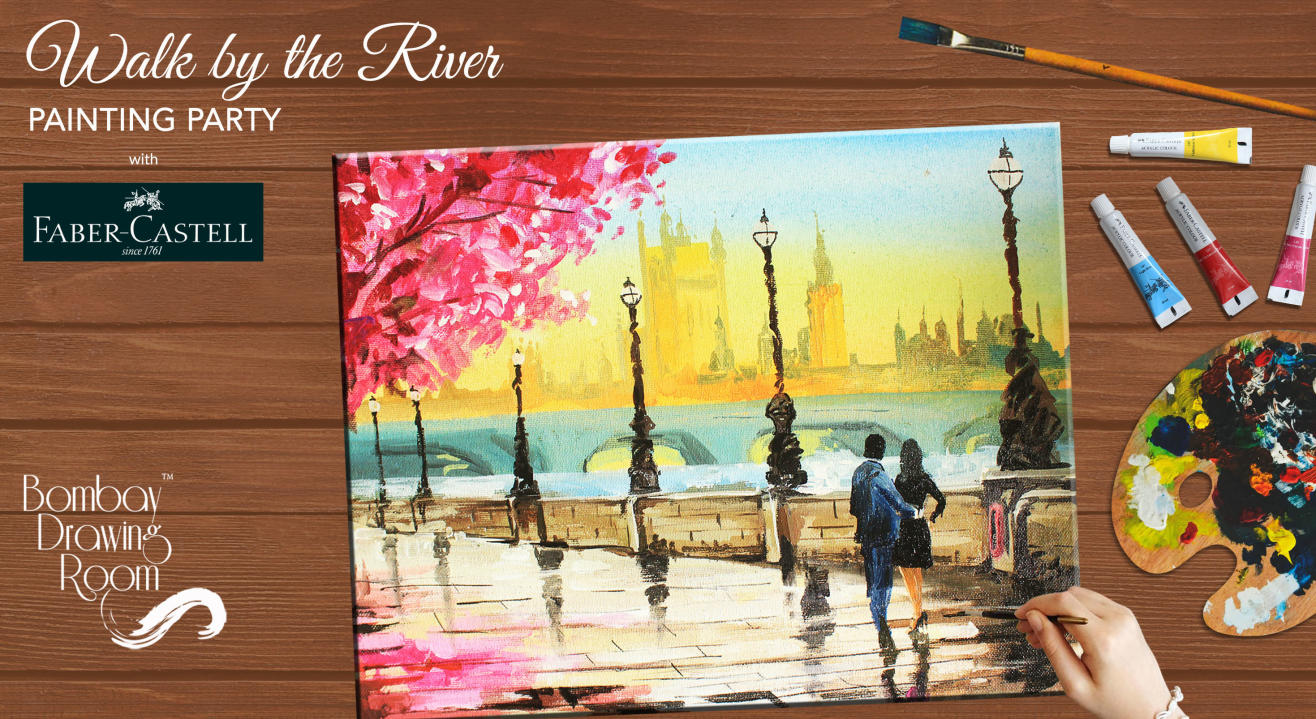 Walk by the River Painting Party by Bombay Drawing Room