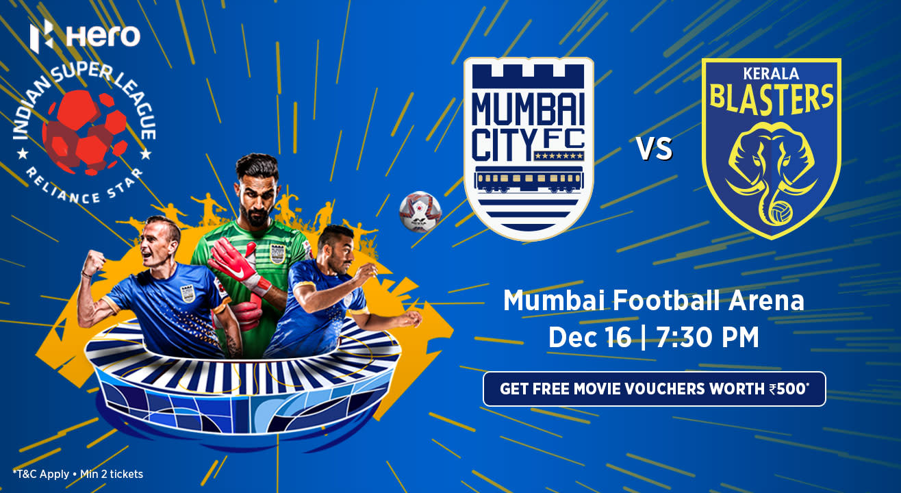 Hero Indian Super League 2018-19: Mumbai City FC vs Kerala Blasters FC