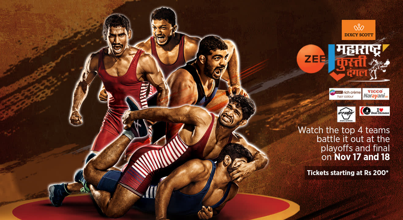 DIXCY SCOTT Zee Maharashtra Kusti Dangal 2018: Match tickets, schedule and more