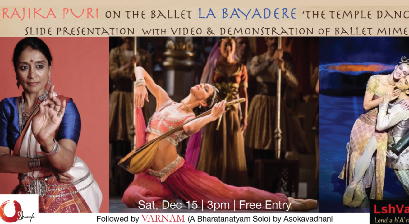 La Bayadere – A talk by Rajika Puri