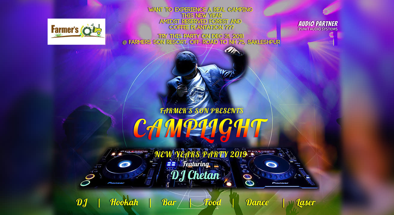 Camp Light – New Years Eve Party Sakleshpur