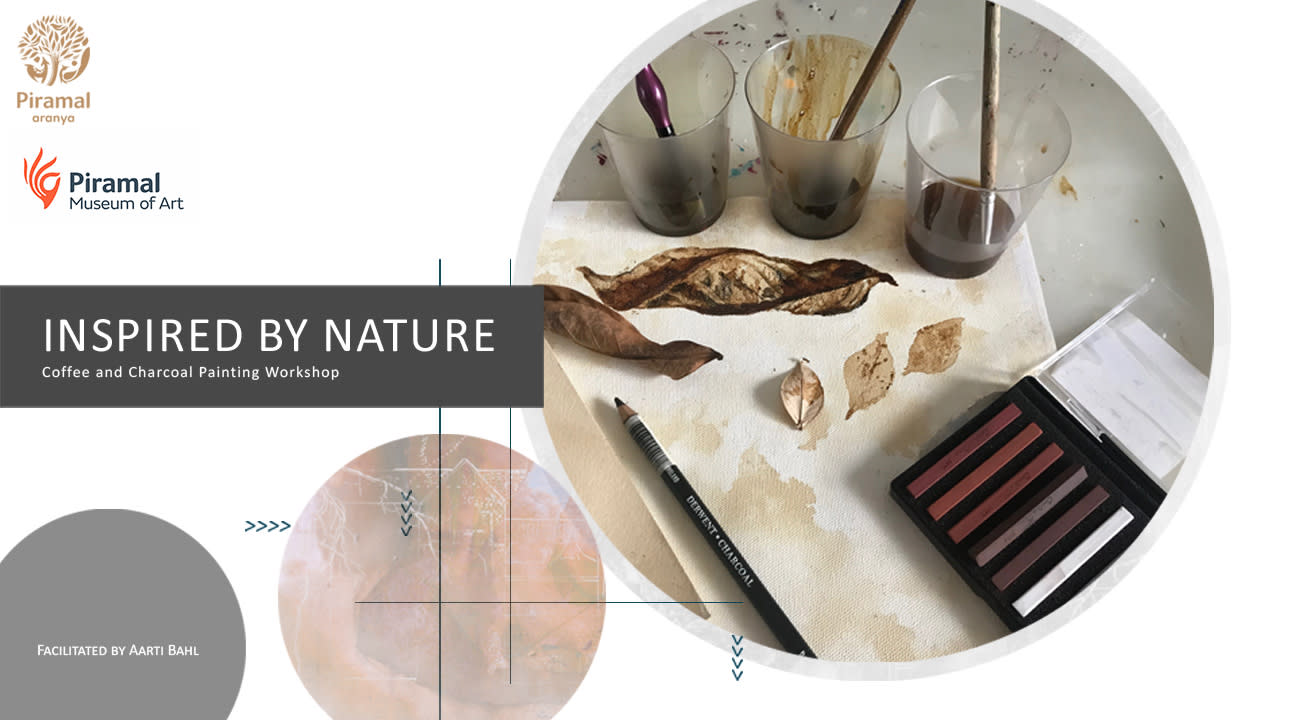 Inspired by Nature | Coffe and charcoal painting workshop