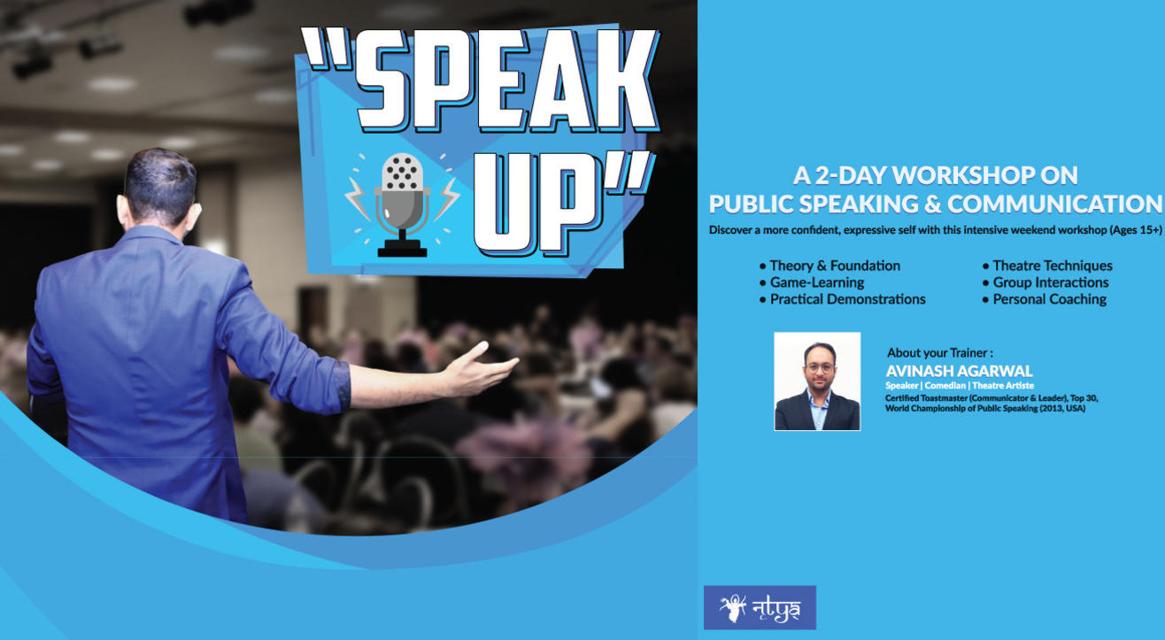 SPEAK UP! A Workshop on Communication & Public Speaking