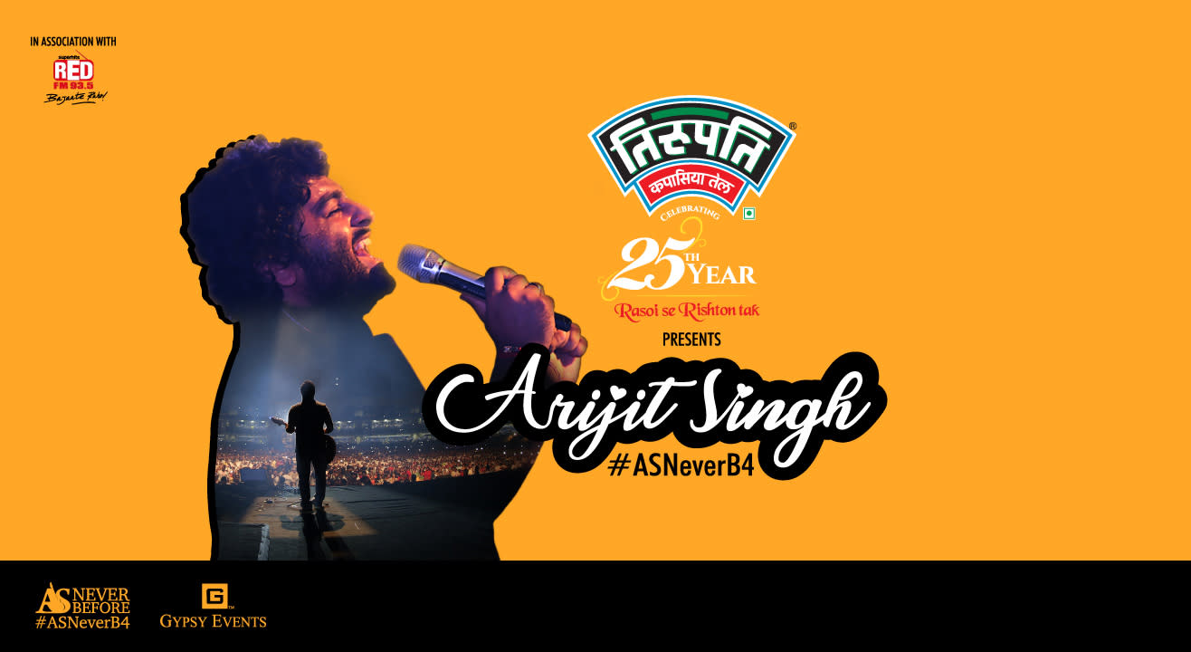 Arijit Singh Live ASNeverB4: Celebrating 20 years of Gypsy Events