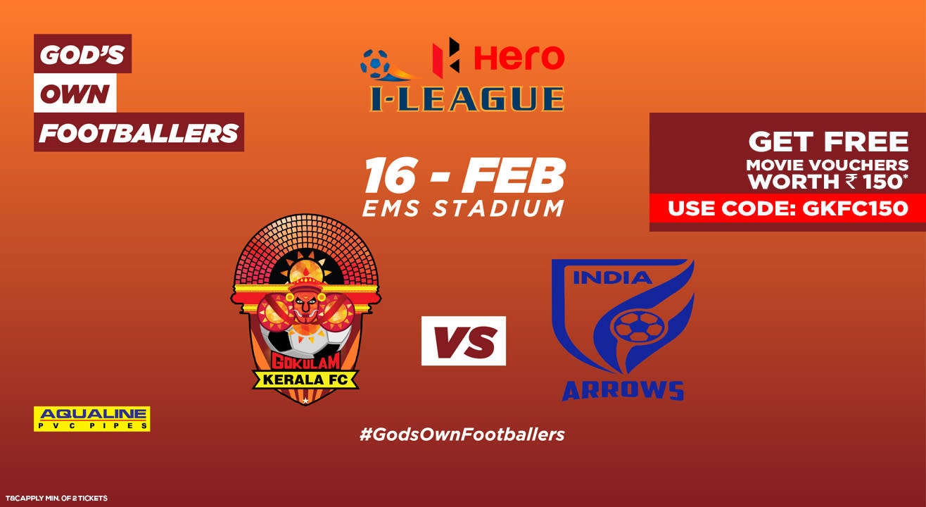 Hero I-League 2018-19: Gokulam Kerala FC vs Indian Arrows