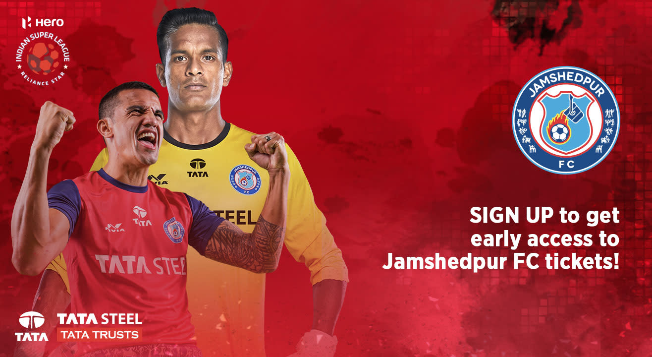 Sign up for updates to Jamshedpur FC - Indian Super League 2018 - 19