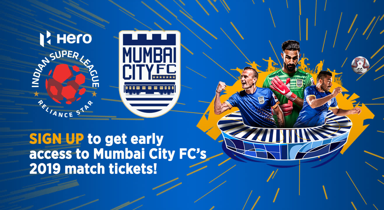 Sign up for future match updates: Mumbai City FC in ISL 2018-19