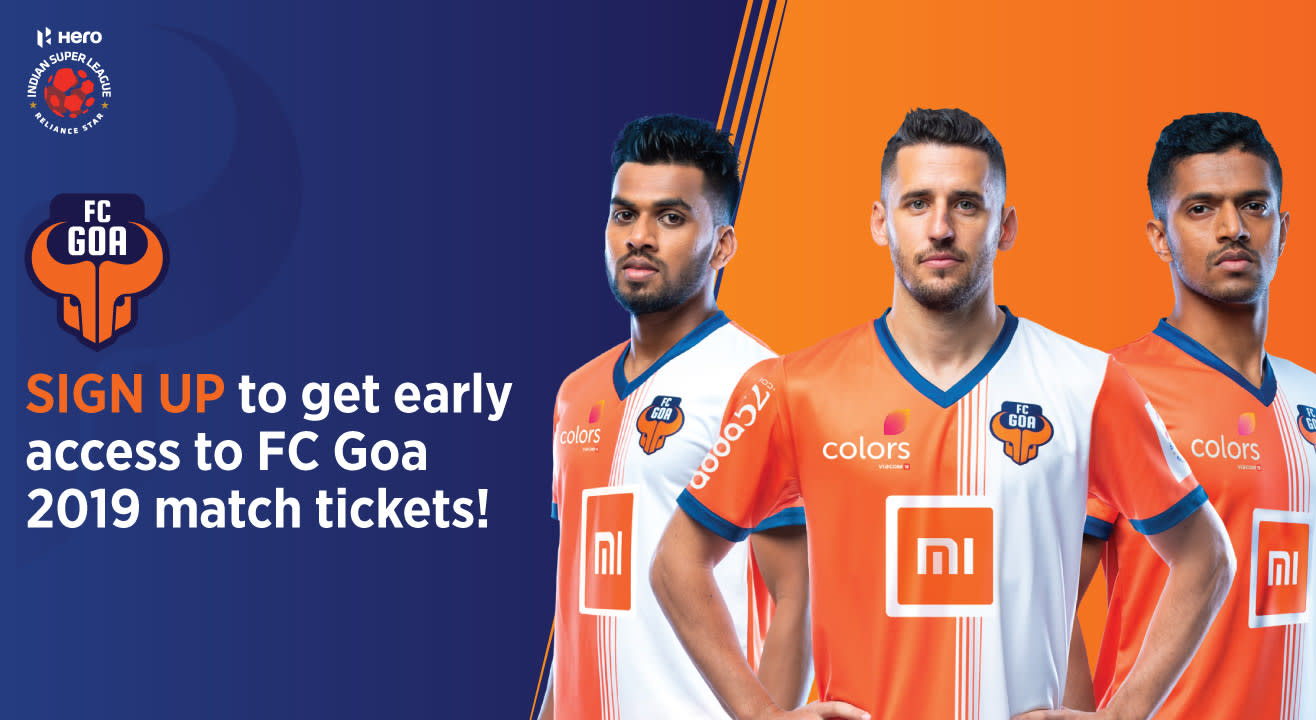 Sign up for updates to FC Goa - Indian Super League 2018