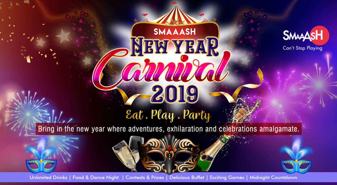 NYE Carnival at SMAAASH - Hyderabad