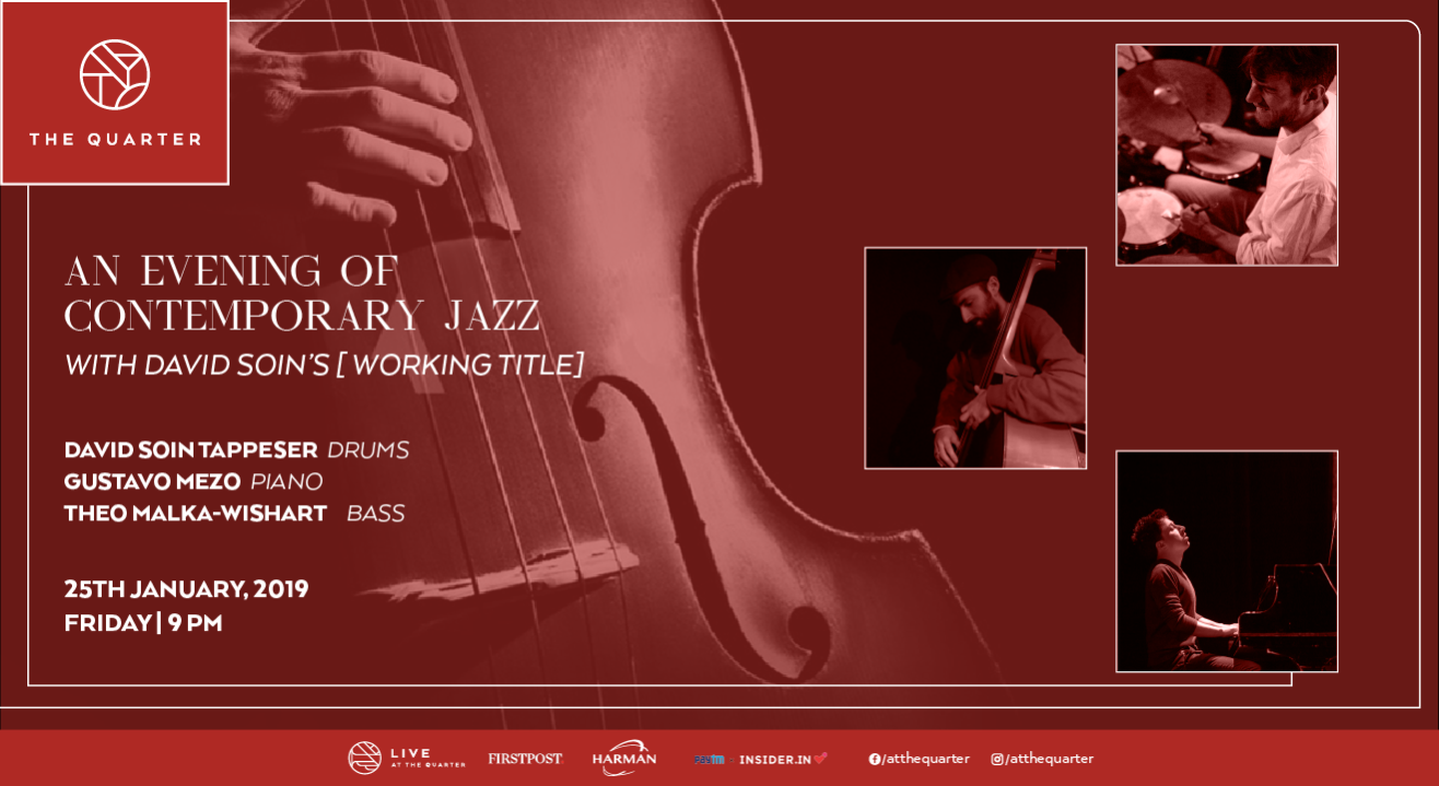 An Evening of Contemporary Jazz with David Soin at The Quarter