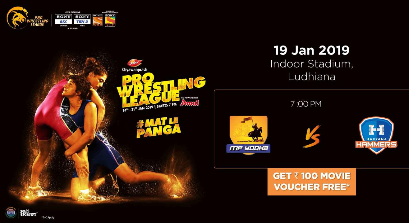 PWL 2019: MP Yodha Vs Haryana Hammers