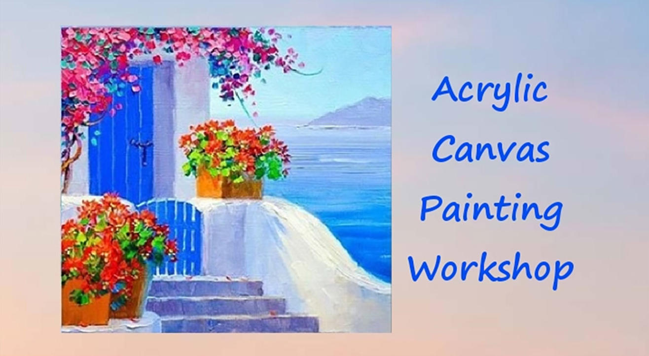 The Beautiful City of Greece Canvas Painting Party with Damini Sargam