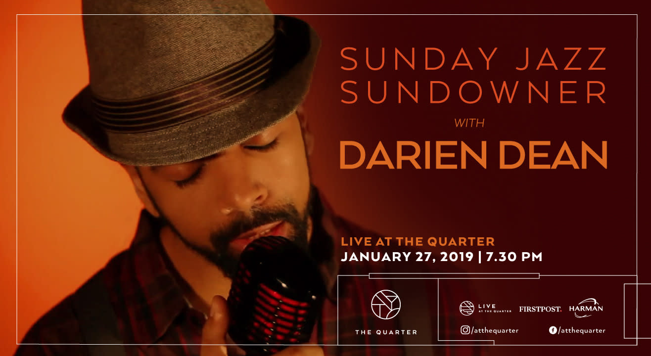 Sunday Jazz Sundowner with Darien Dean at The Quarter