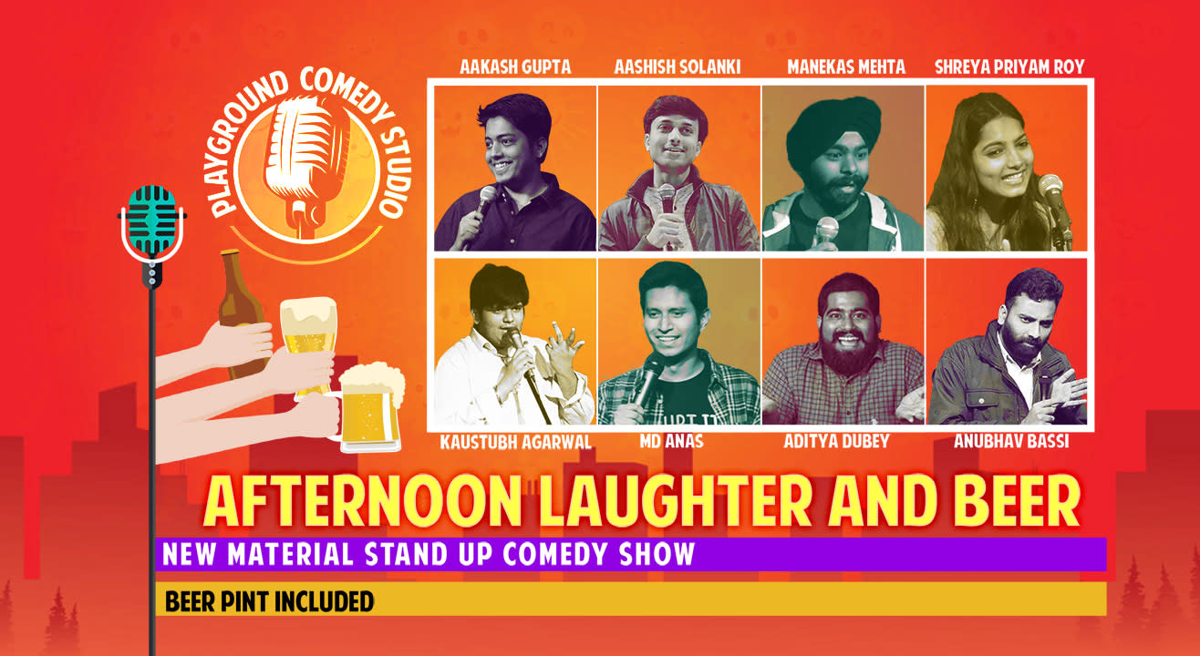 Afternoon Laughter and Beer - New Material Stand Up Comedy Show