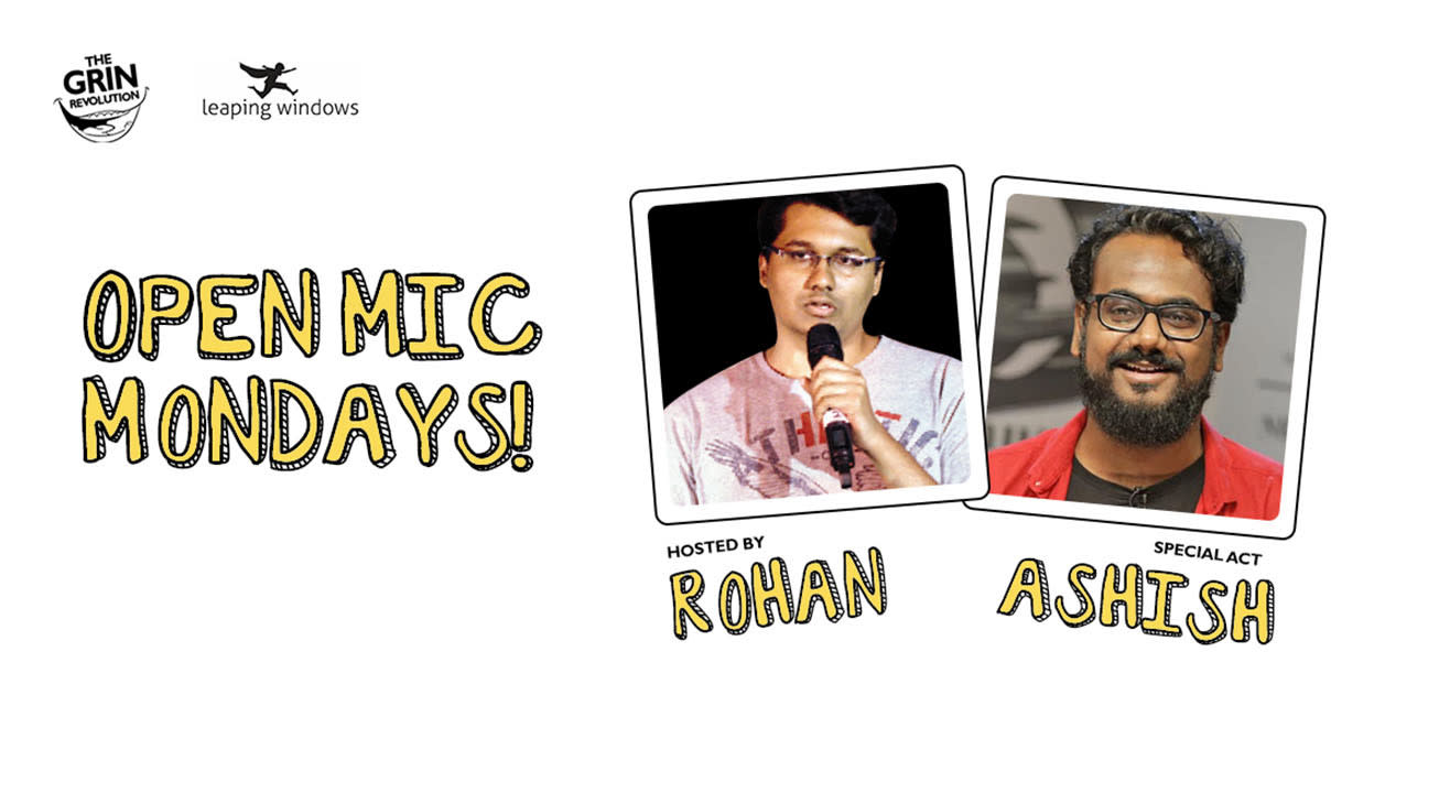 Grin Revolution: Open Mic Mondays w/ Ashish Shakya