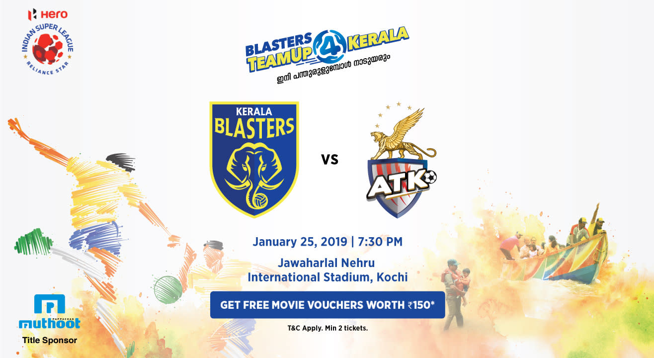 HERO Indian Super League 2018-19: Kerala Blasters FC vs ATK