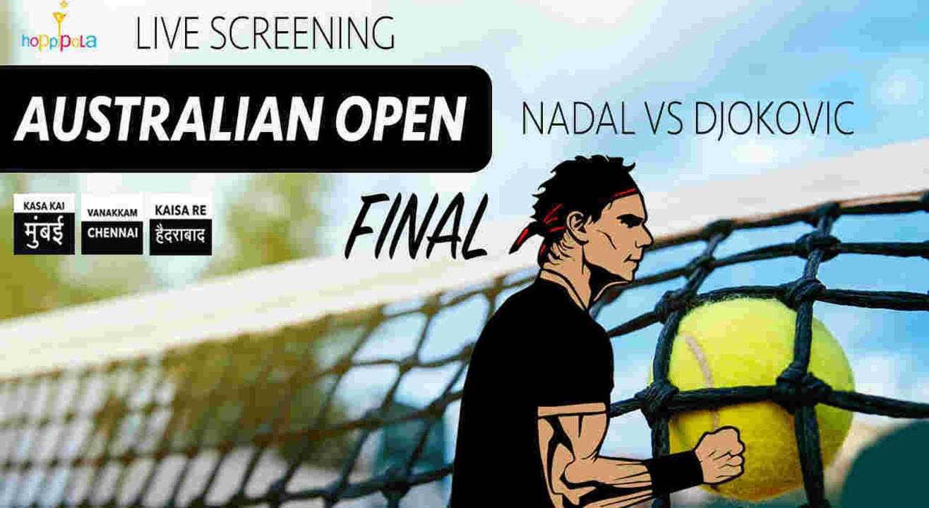 Live Screening : Australian Open Final at Hoppipola Madhapur
