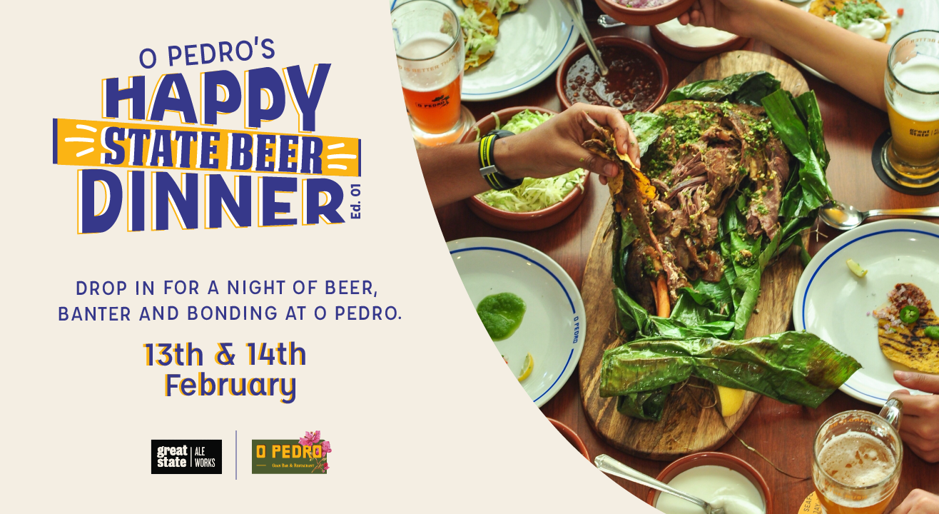 O Pedro's Happy State Beer Dinner | Edition One