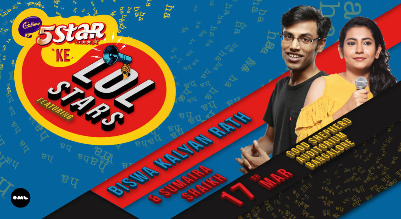 5 Star Ke LOLStars ft Biswa Kalyan Rath and Sumaira Shaikh, Bangalore