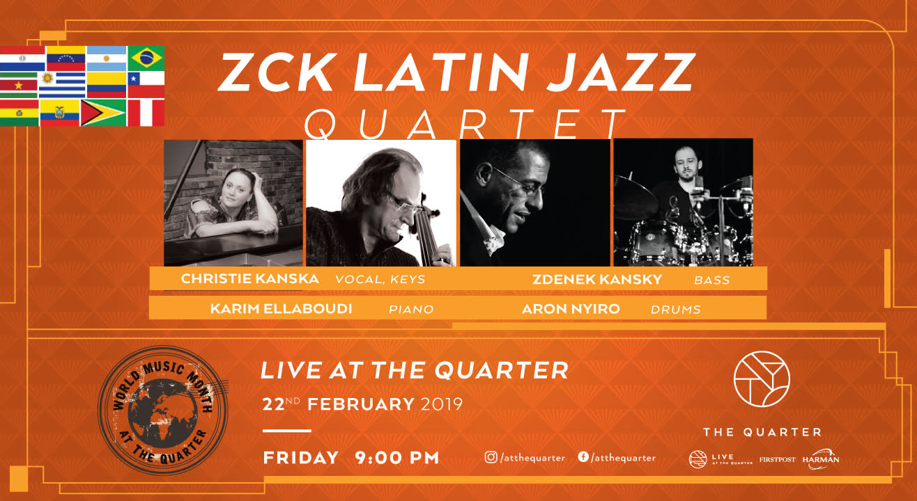 ZCK Latin Jazz Quartet at The Quarter