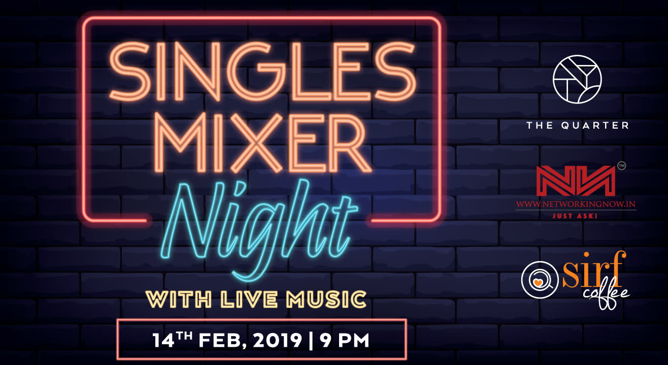 Singles Mixer Night with Live Music at The Quarter