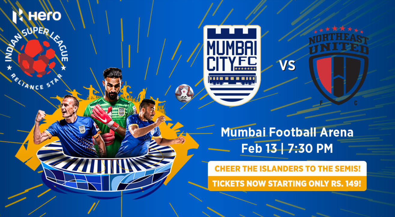 Hero Indian Super League 2018-19: Mumbai City FC vs Northeast United FC