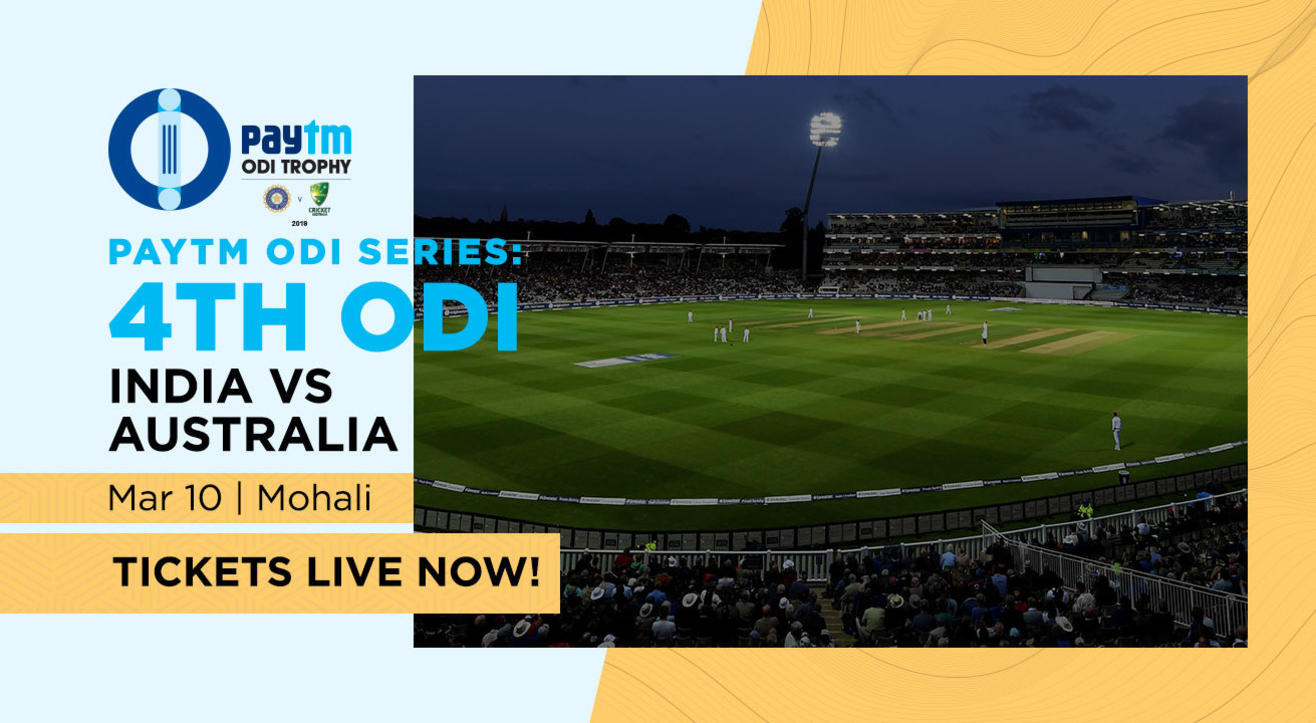 Paytm ODI Series: 4th ODI India v Australia, Mohali