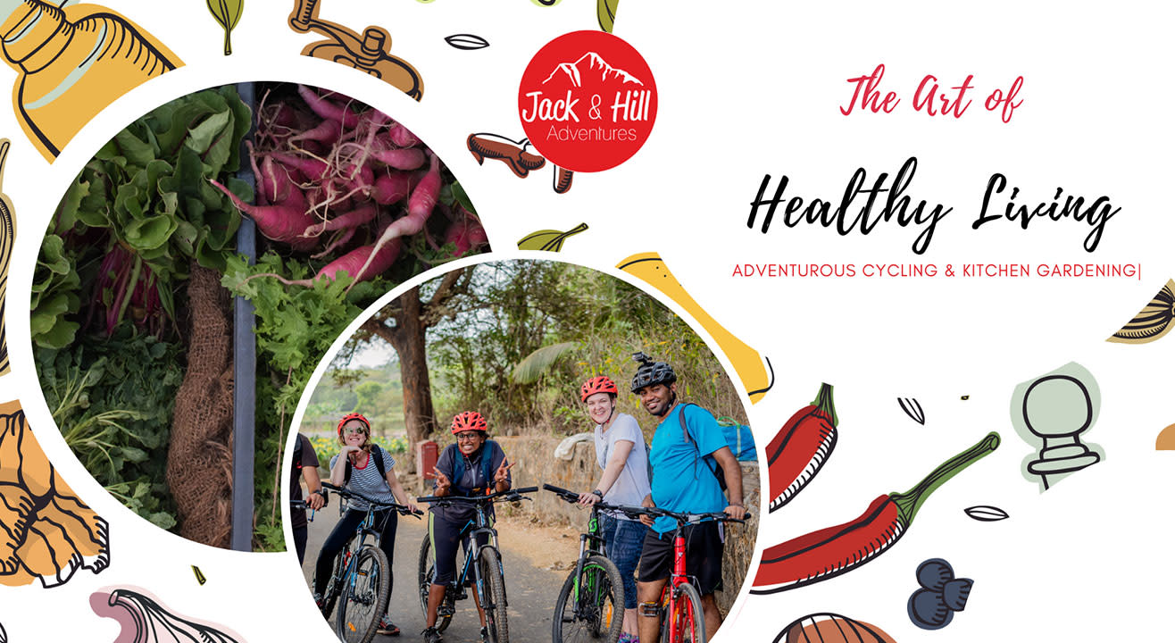 The Art of Healthy Living: Adventurous Cycling & Kitchen Gardening