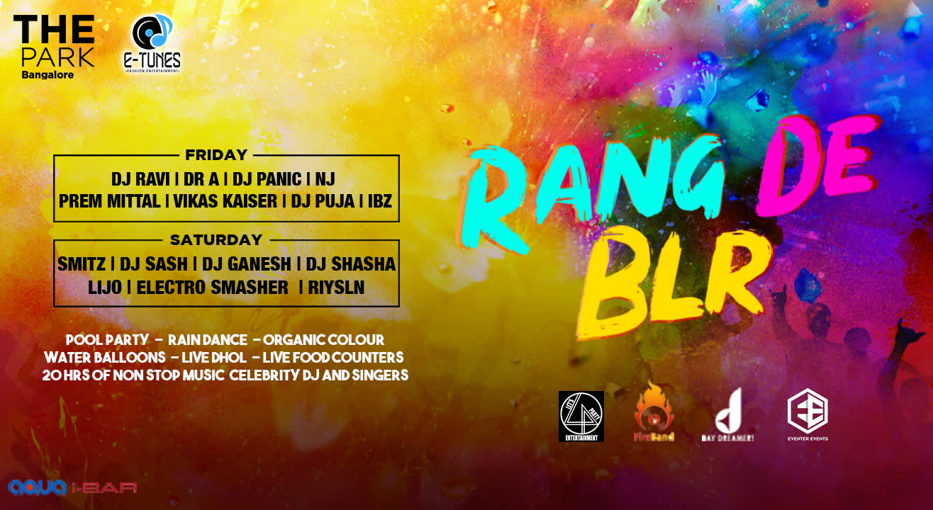 Holi Pool Party | Rang de BLR