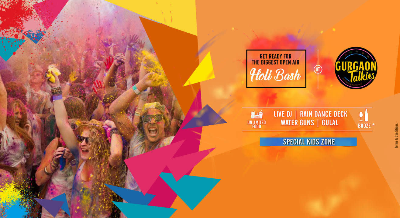 Holi Bash at Gurgaon Talkies