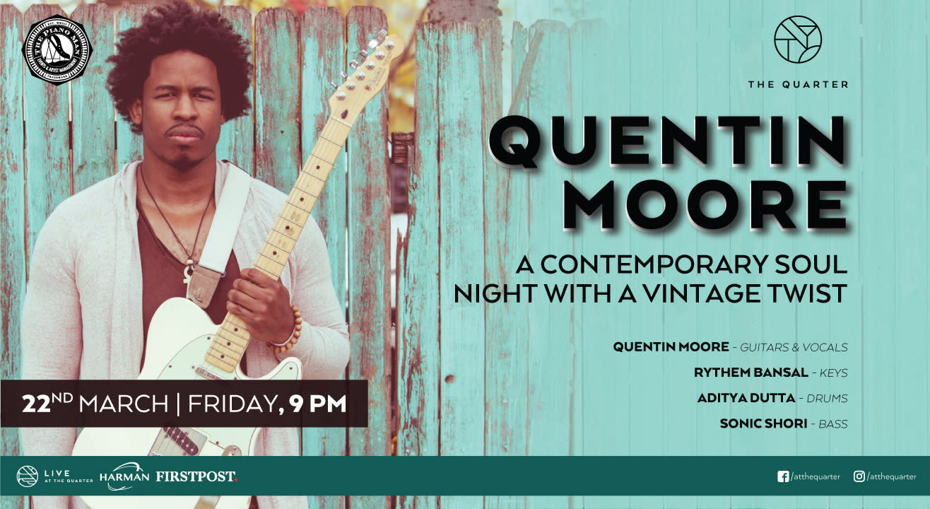 Quentin Moore at The Quarter - A Contemporary Soul Night with a Vintage Twist