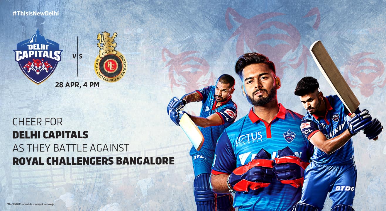 VIVO IPL 2019 - Match 46 - Delhi Capitals vs Royal Challengers Bangalore