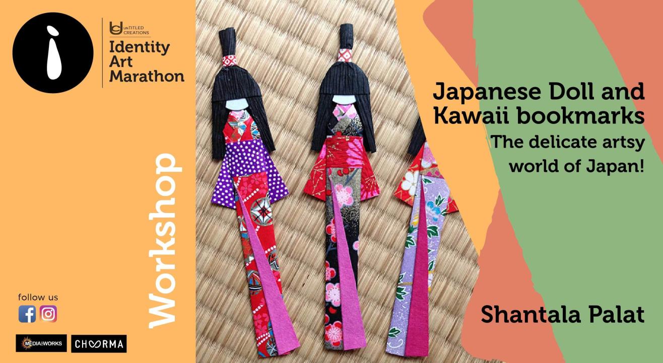 Japanese Doll and Kawaii Bookmarks workshop