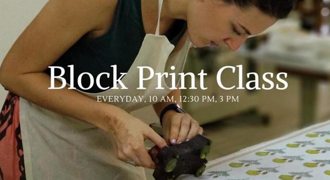 Block Print Class