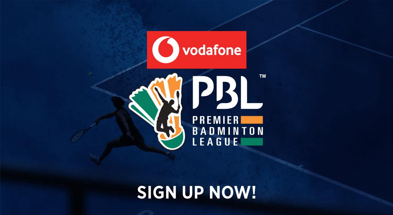 Sign up for updates on Premier Badminton League 2019-20