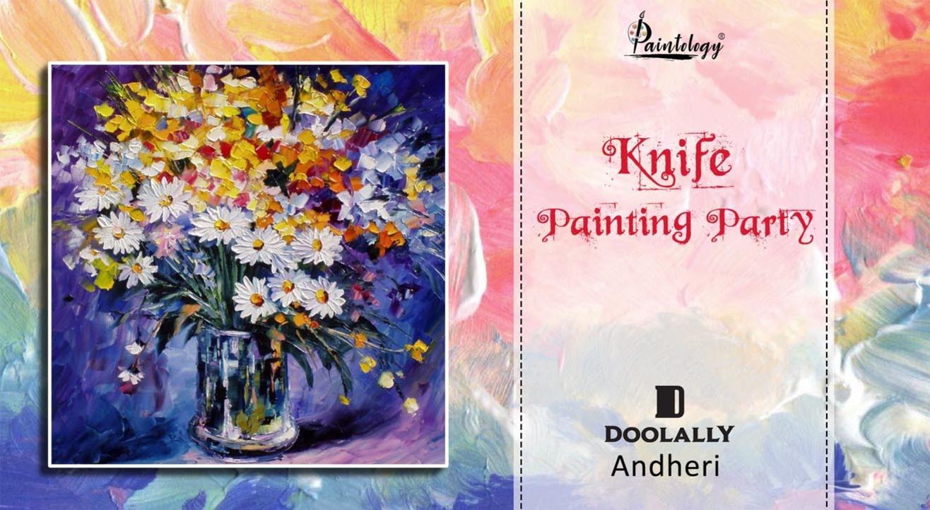 Knife Painting Party at Andheri by Paintology