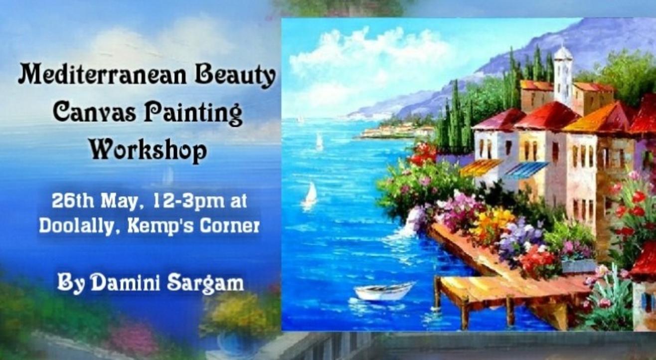 Mediterranean Beauty Canvas Painting Workshop