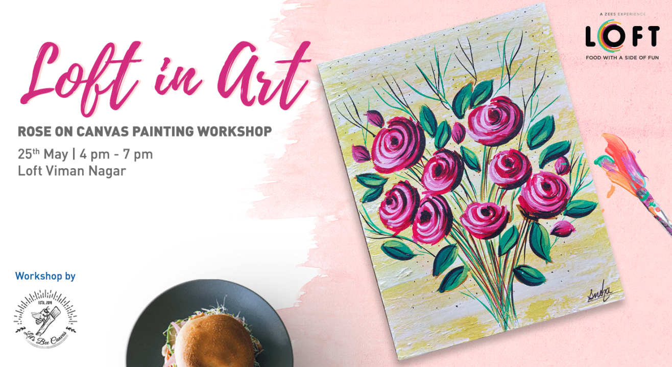 Rose on Canvas Painting Workshop