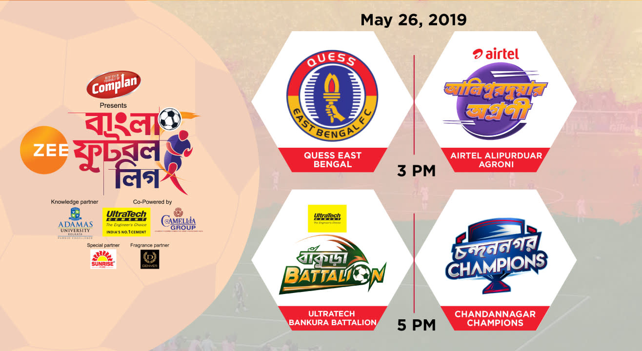 Zee bangla football league champion Clearance