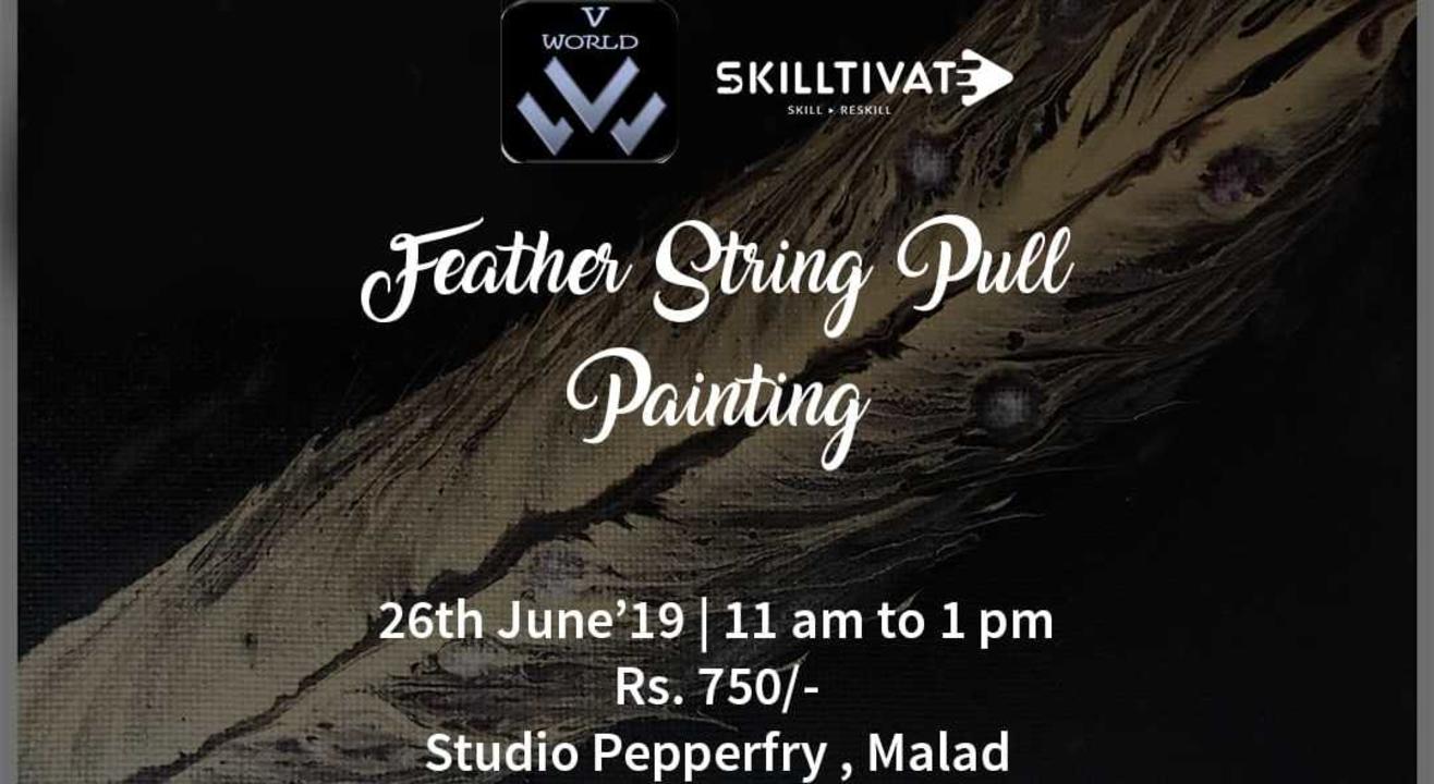 Feather String Pull Painting