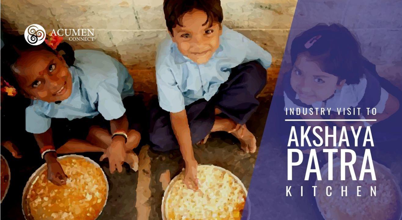 Akshaya Patra Kitchen - Industry Visit