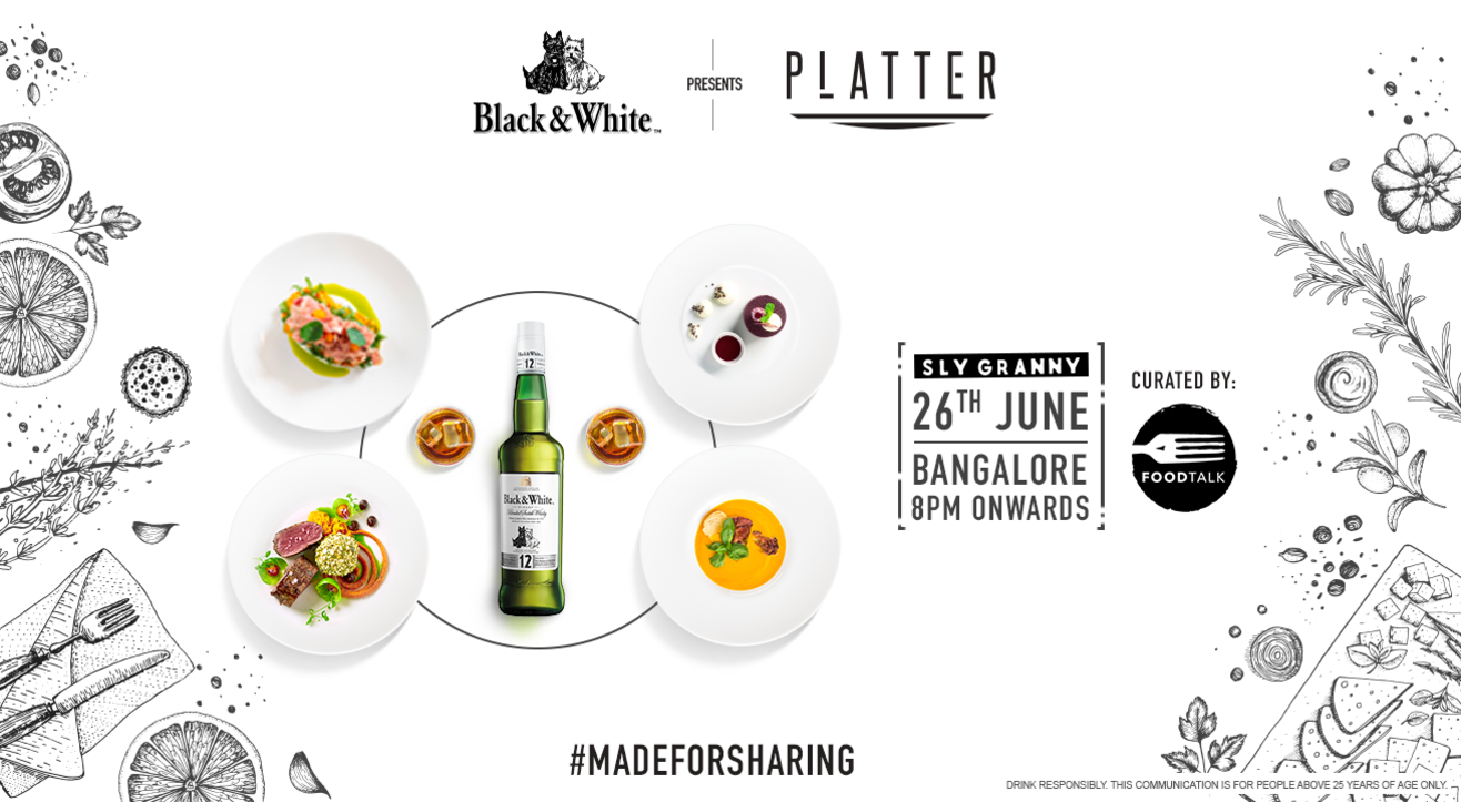 Black & White Presents Platter at Sly Granny