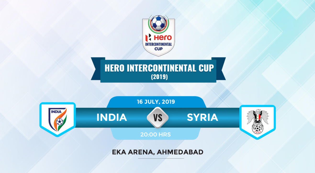Hero Intercontinental Cup 2019 - India vs Syria