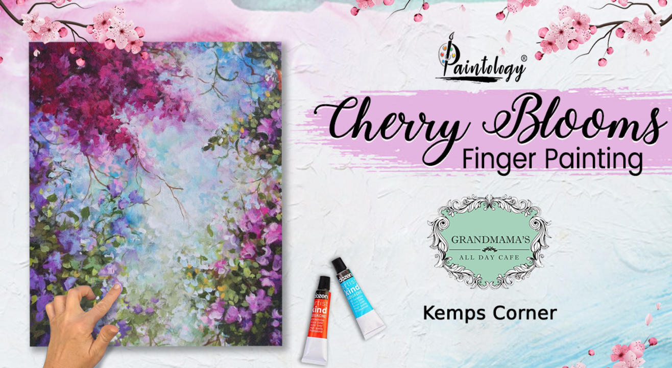 ‘Cherry Blooms’ Finger Painting Workshop , Kemps Corner