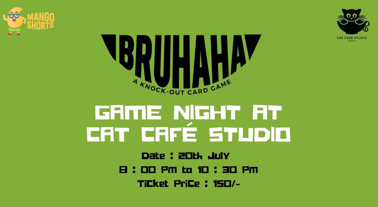 Game Night at Cat Café Studio  