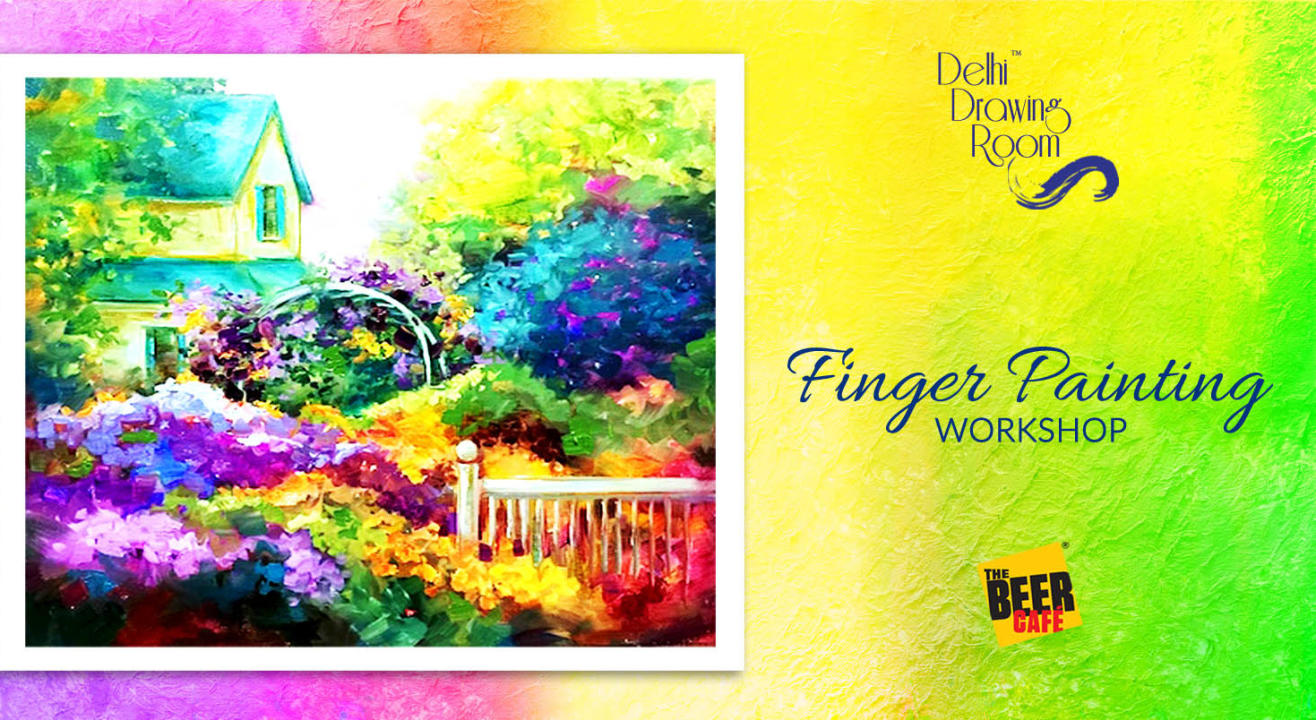 Finger Painting Workshop by Delhi Drawing Room