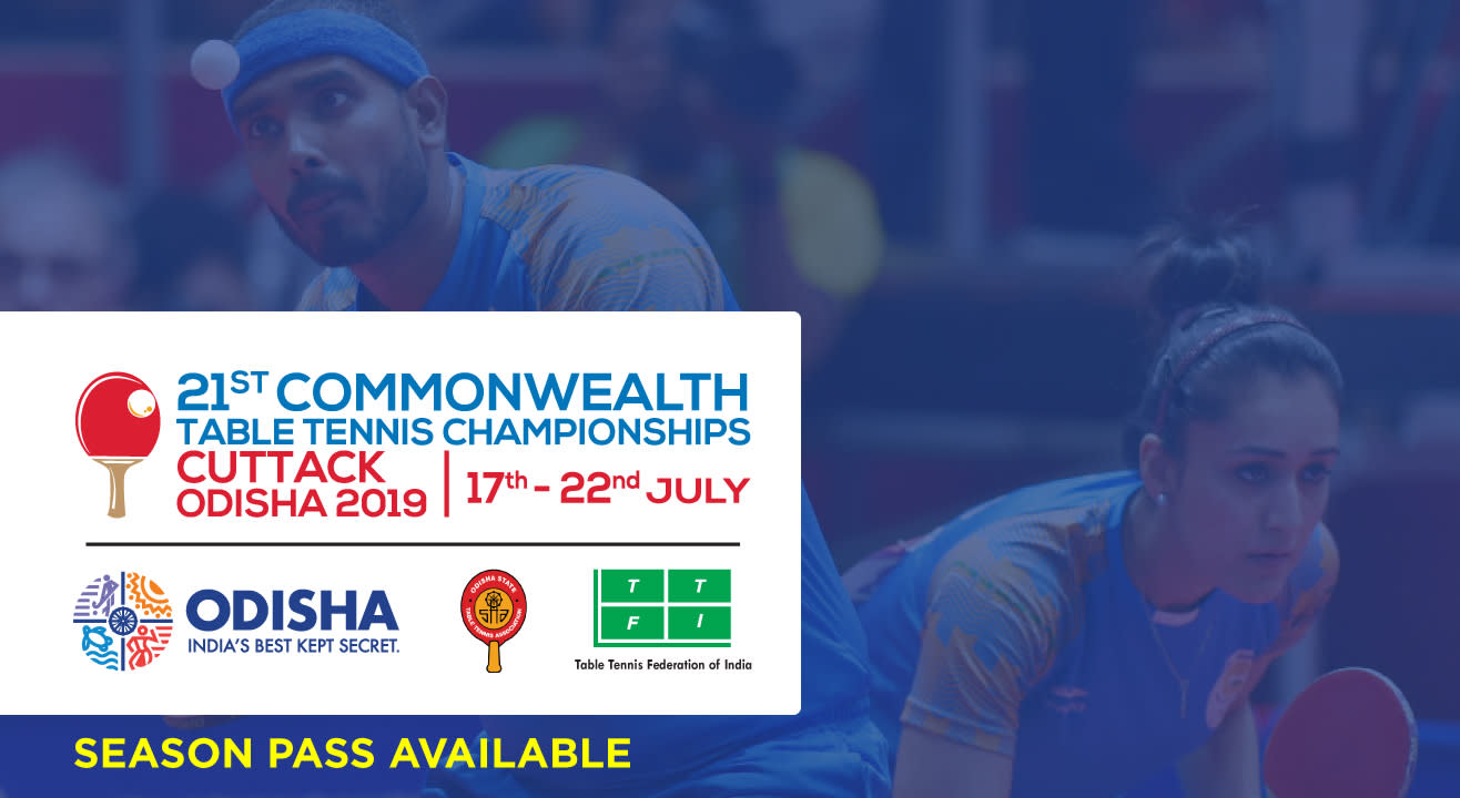 21st Commonwealth Table Tennis Championships 2019 Season Pass