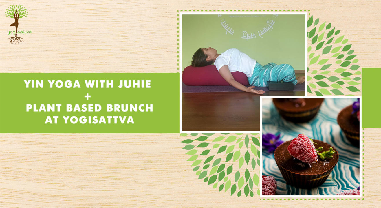 Yin Yoga with Juhie + Plant Based Brunch at Yogisattva